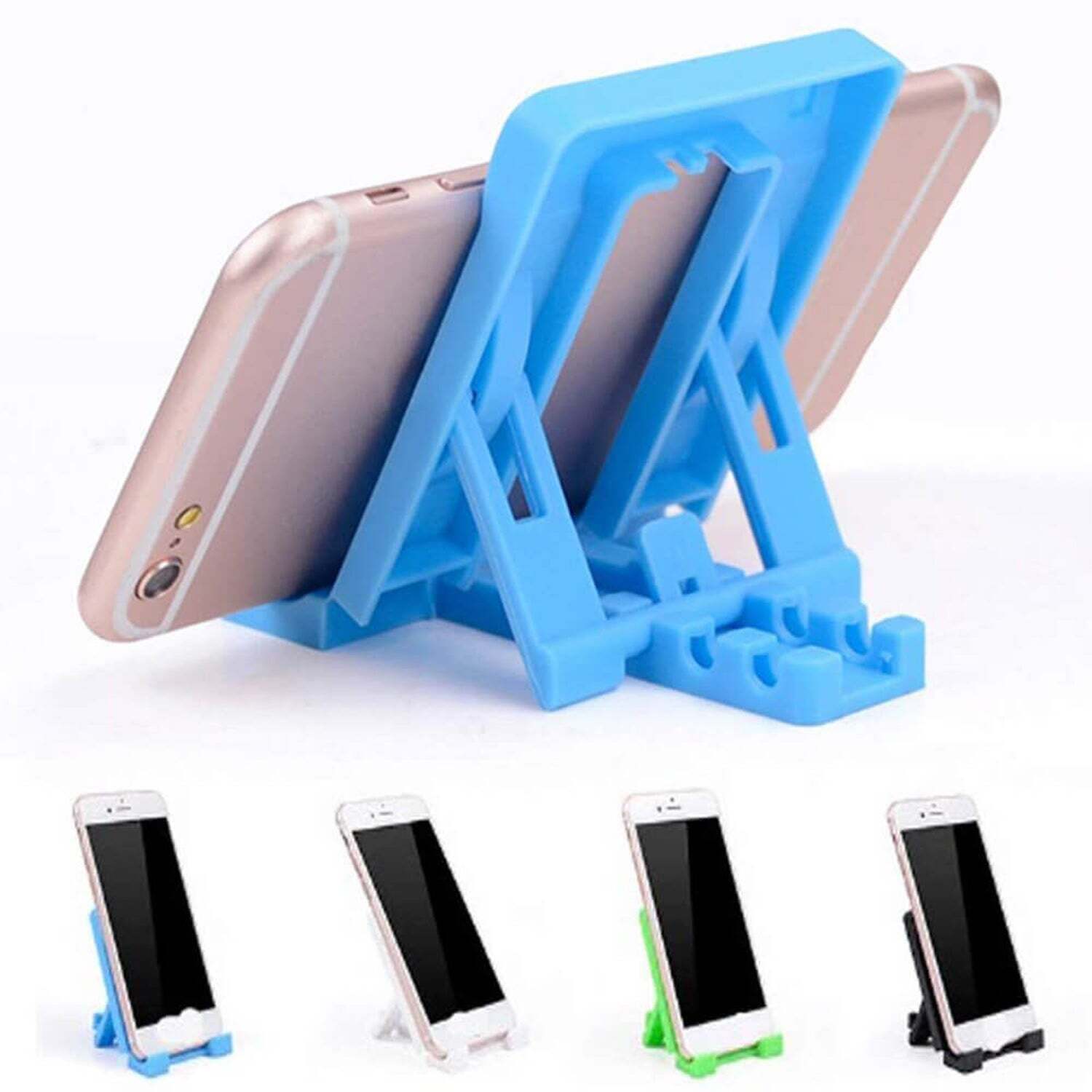 Champs Stand And Mobile Stand Used For Holding And Supporting Mobile Phones (4770) - Plastic Body, Multi/assorted Color | Versatile Accessory For Mobile Support