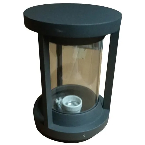 Aluminium Cast Gate Lights - Metal & Glass | High Efficiency For Commercial Use With Electric Power Supply