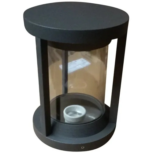 Aluminium Cast Gate Lights - Metal & Glass | High Efficiency For Commercial Use With Electric Power Supply