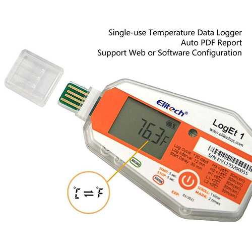 Elitech Loget 1 Temperature Data Logger Resolution: 0.1 Degree C