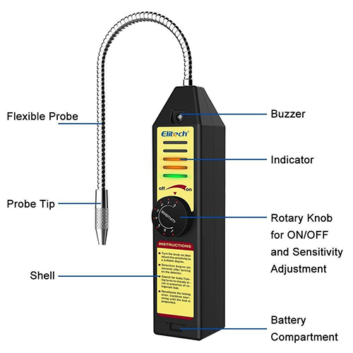 Elitech Wjl 6000s Refrigerant Leak Detector