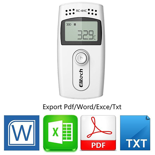 Elitech Rc 4hc Digital Temperature And Humidity Data Logger