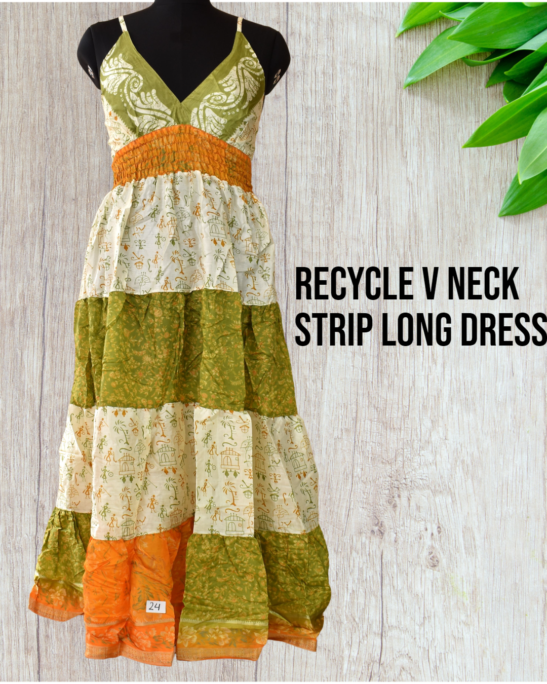 Women Silk Dress - Recycle Silk, Size S To 4xl, Multicolor | V Neck, Sleeveless Design For All Seasons: Rainy, Spring, Summer, Winter