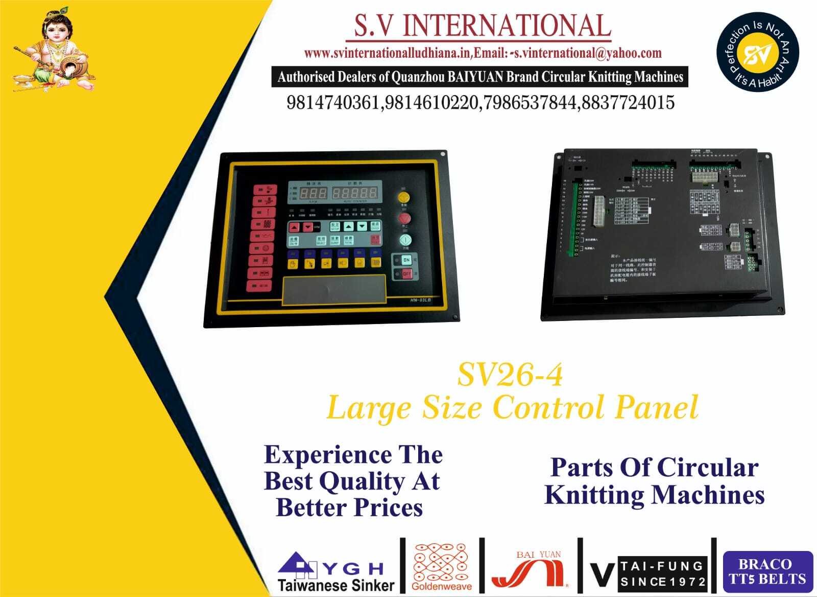 Sv26 - 4 Large Size Control Panel