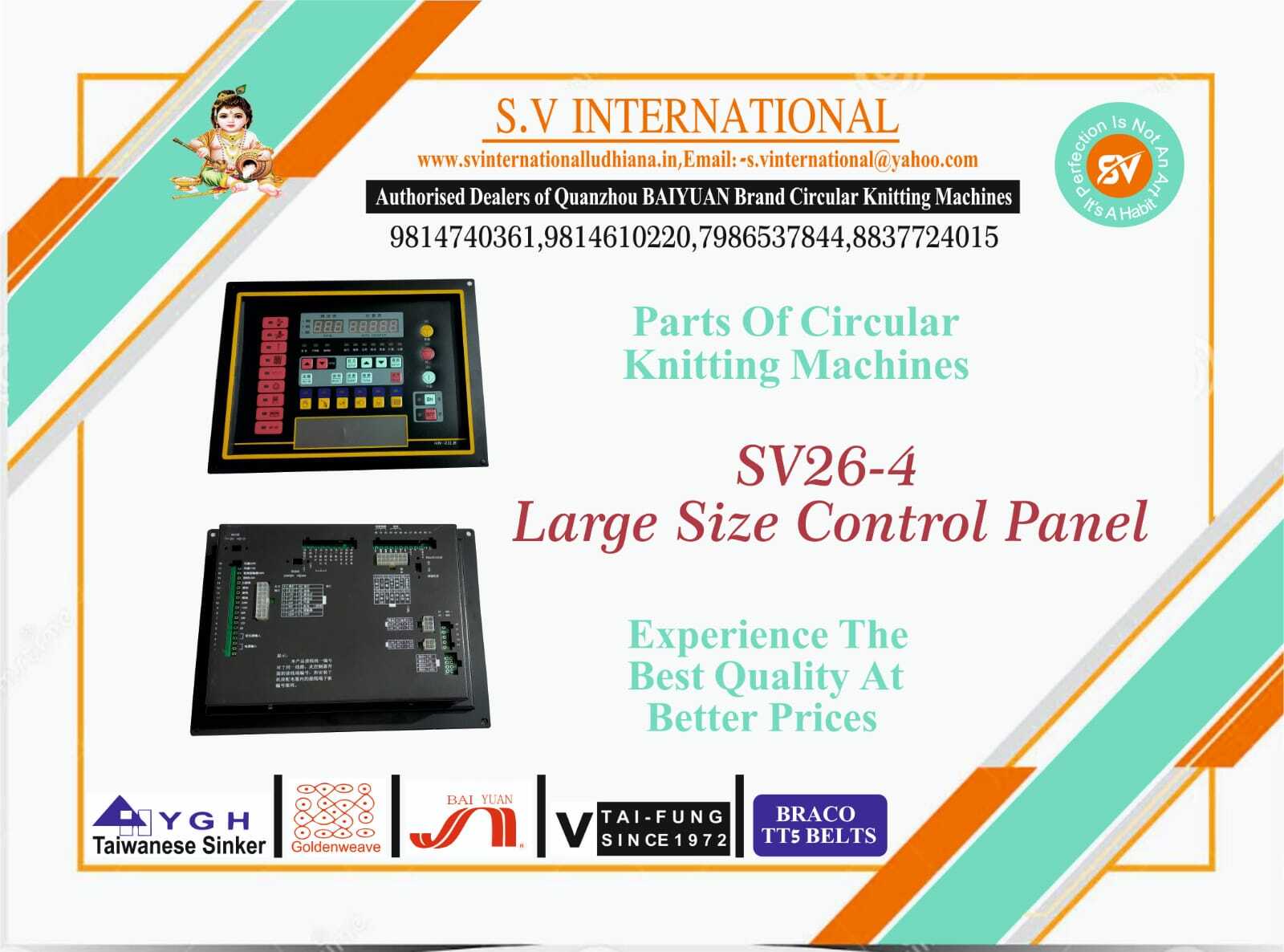 Sv26 - 4 Large Size Control Panel