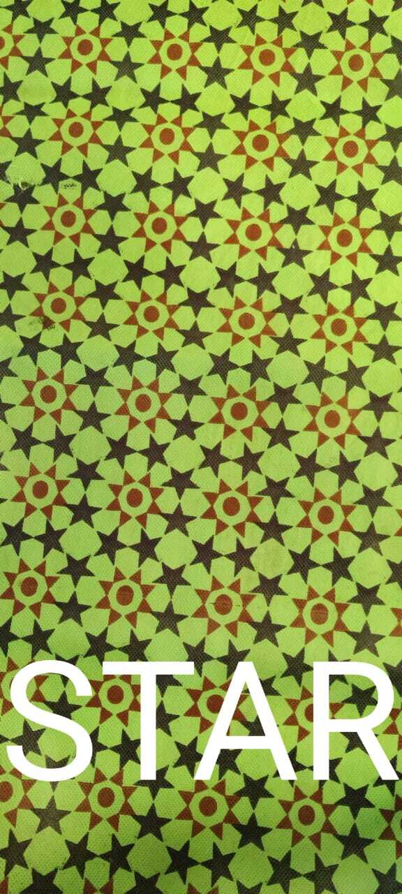 Printed Non Woven Fabric - Non Woven, Printed, Yellow | Spun Bonded, High Performance For Packaging, Smooth Surface, Remarkable Print Quality