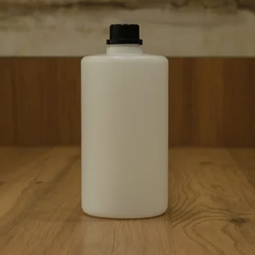 1 Liter Chemical Storage Plastic Bottle - Plastic Material, 1 Litre Capacity, Color Options: White, Grey, Black | Industrial Use, Warranty Available