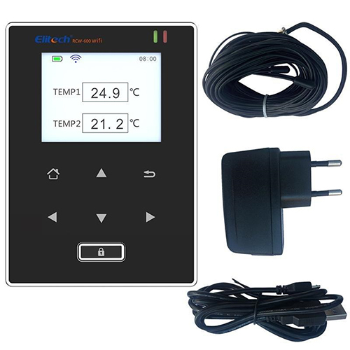 Rcw-600wifi Real Time Wifi Temperature Data Logger Accuracy: +/- 0.5 Degree C (-20 Degree C - 40degree C) +/-1 Degree C °C