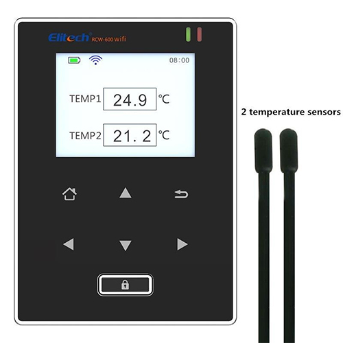 Rcw-600wifi Real Time Wifi Temperature Data Logger Accuracy: +/- 0.5 Degree C (-20 Degree C - 40degree C) +/-1 Degree C °C