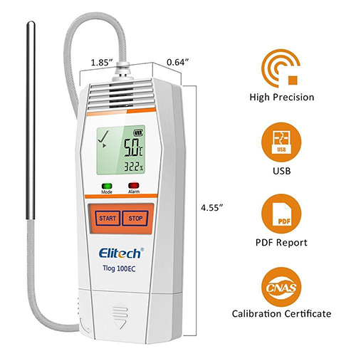 Tlog 100ec Dry Ice Temperature Data Logger ( 85degree )
