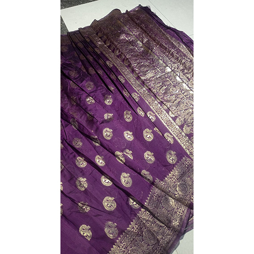 Saatan Top Jari Weaving - Silk Material, Blue Color | Perfect For Ethnic Occasions With Warranty