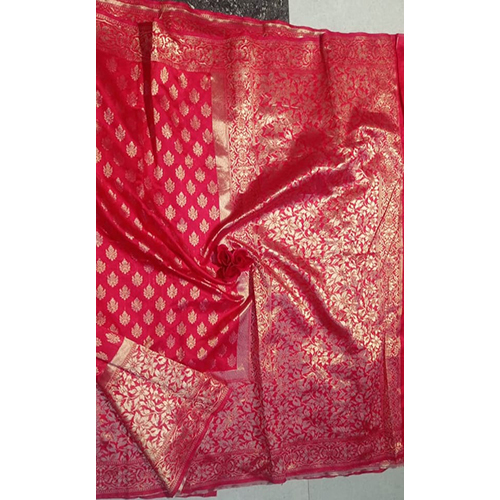 Saatan Top Jari Weaving - Silk Material, Blue Color | Perfect For Ethnic Occasions With Warranty