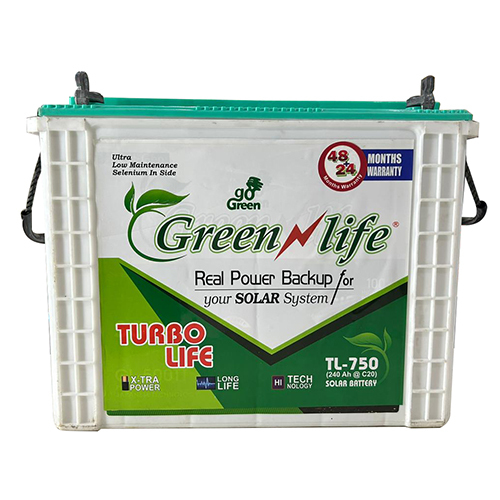 TL 750 Solar Battery - New Condition, High Quality | Cover Included, 1 Handle