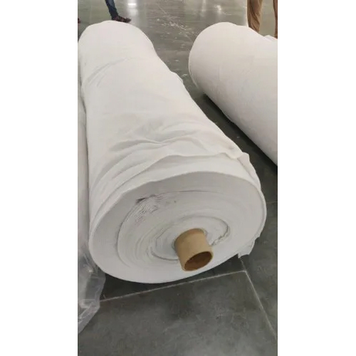 Non Woven Geotextile Fabric - Polyester, 3 Mtrs Length, White Color | Durable, Environmentally Friendly, Needle-Punched, 50 Kg Capacity