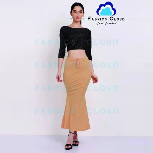 Cotton Saree Petticoat (Stretchable - Drawstring) - Cotton 95% & Spandex 5% | Available in 9 Sizes, Soft Elastic Waist Band, Custom Logo Option