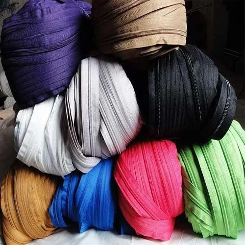 Bag Zipper Roll - High-Density Polyethylene, Various Sizes and Colors , Double-Sided Versatile Closure for Garment Packaging