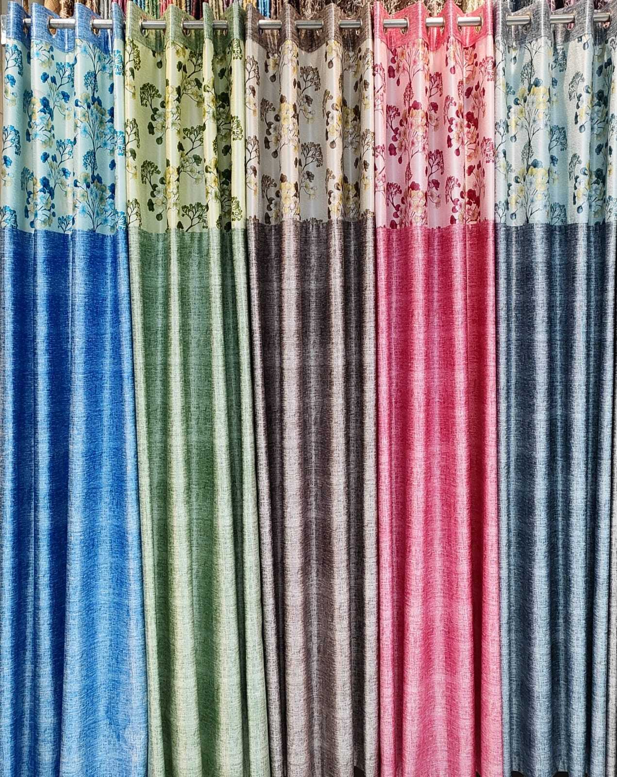 Modern Curtain Fabrics - Cotton-polyester Blend, Multicolor Printed Design | Elegant Washable Drapes For Any Room Or Outdoor Space