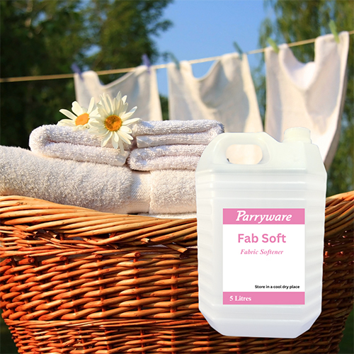 Fab Soft Fabric Softener - 5l | For Fabric Cleaning, Gentle On Fabrics, Enhances Softness And Freshness