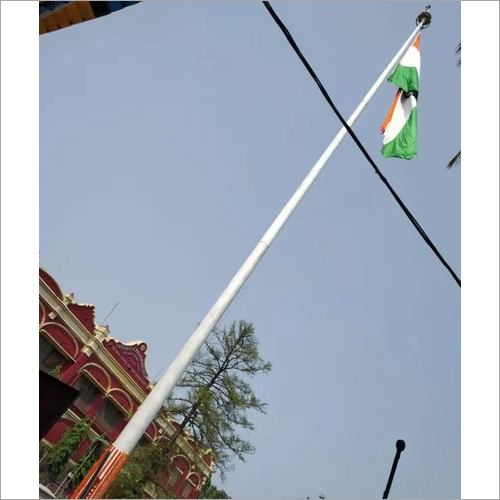 Flag Mast Pole 20Mtr - Color: Silver
