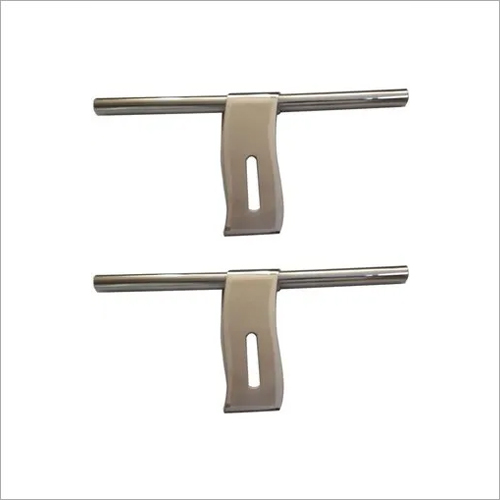 सिल्वर स्टेनलेस स्टील डोर एल्ड्रॉप