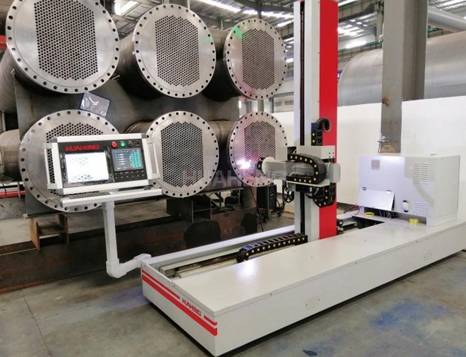 Intelligent Tube Sheet Welding Robot System - Various Sizes Available, Red And White Color, Unmanned Full-automatic Tig Welding Technology