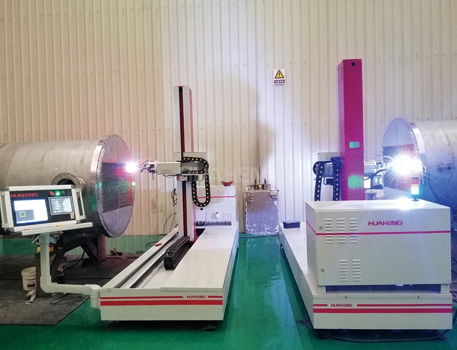Intelligent Tube Sheet Welding Robot System - Various Sizes Available, Red And White Color, Unmanned Full-automatic Tig Welding Technology