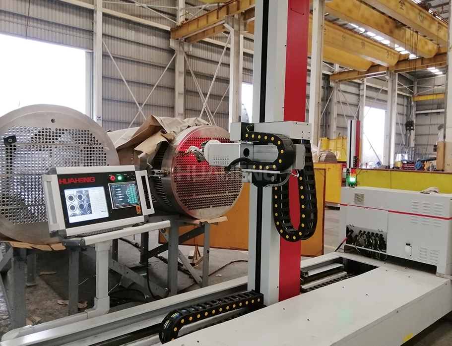 Intelligent Tube Sheet Welding Robot System - Various Sizes Available, Red And White Color, Unmanned Full-automatic Tig Welding Technology