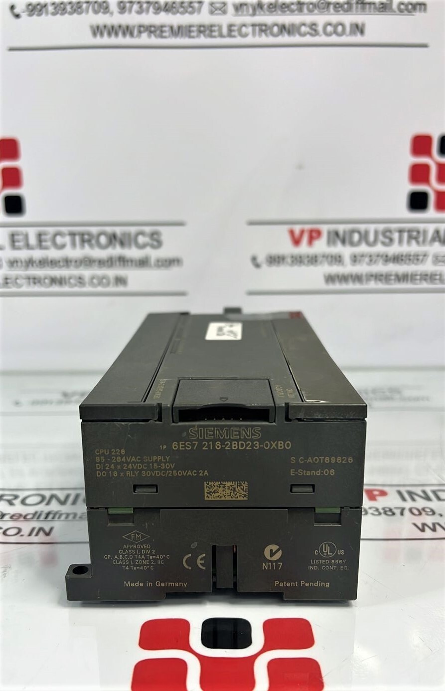 Siemens Cpu226 6es7216-2bd23-0xb0 - Application: Industrial