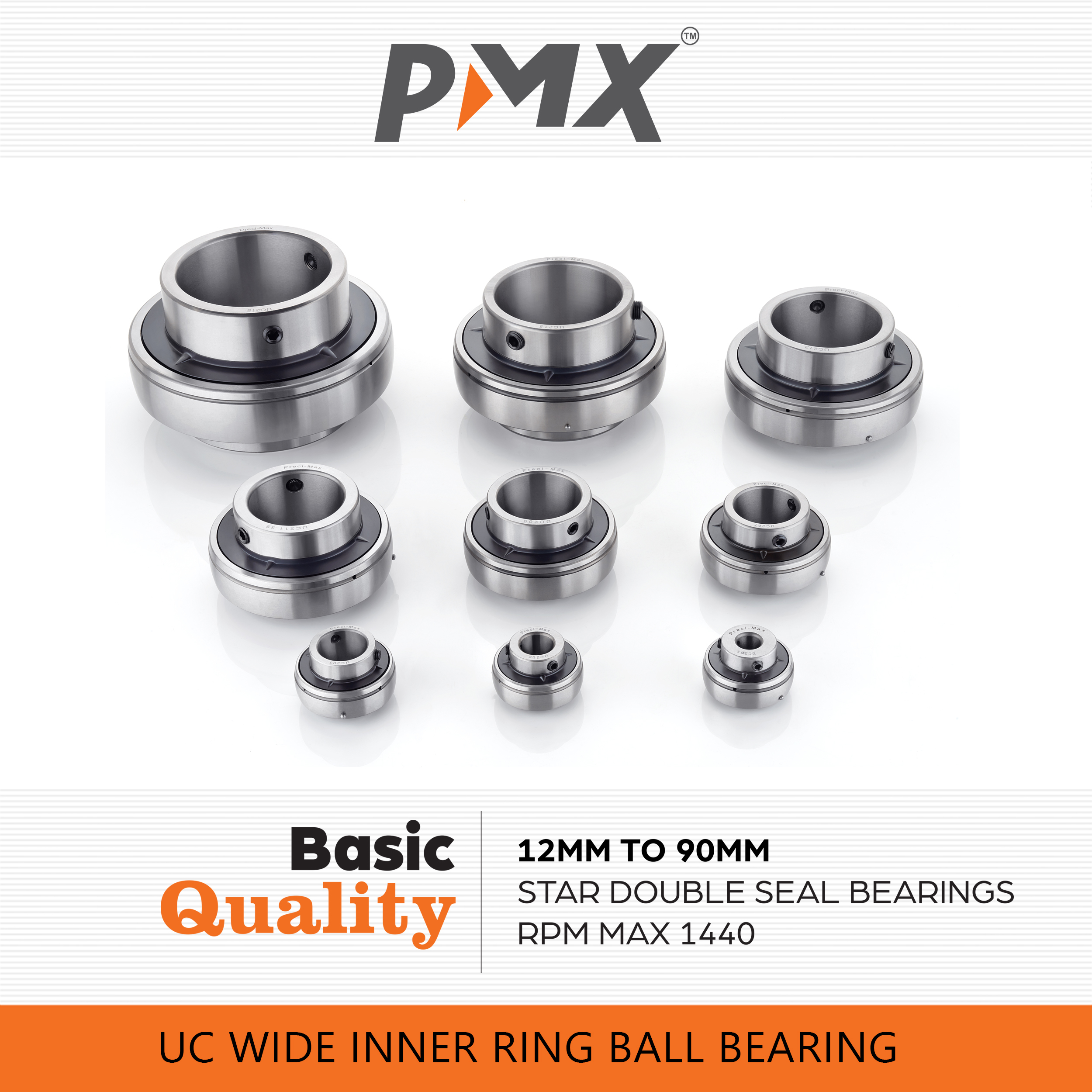 Green Take Up Pillow Block Bearing