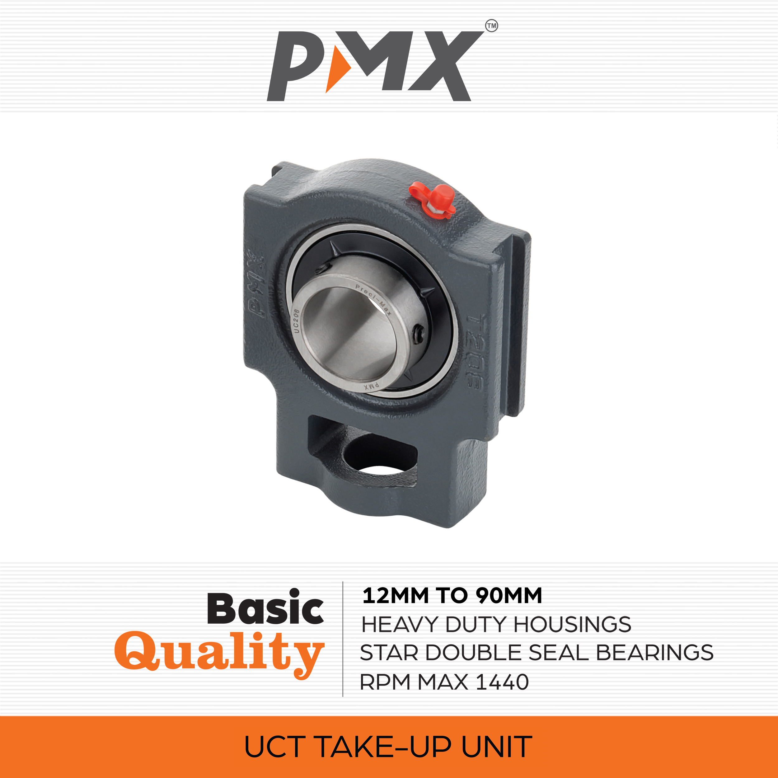 Green Take Up Pillow Block Bearing