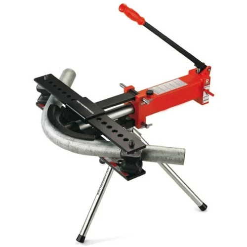 Hydraulic Pipe Bending Machine - Color: Red & Gray