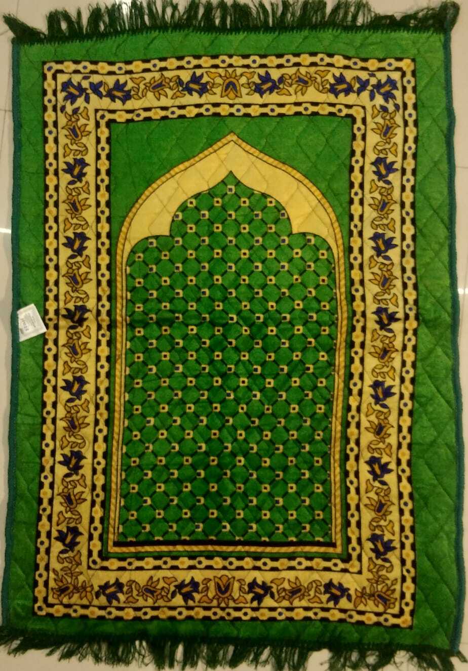 Mix Colour Janamaz Mat - 100% Cotton Various Sizes Available Multicolor Design Washable For Easy Care | Perfect For Home Use
