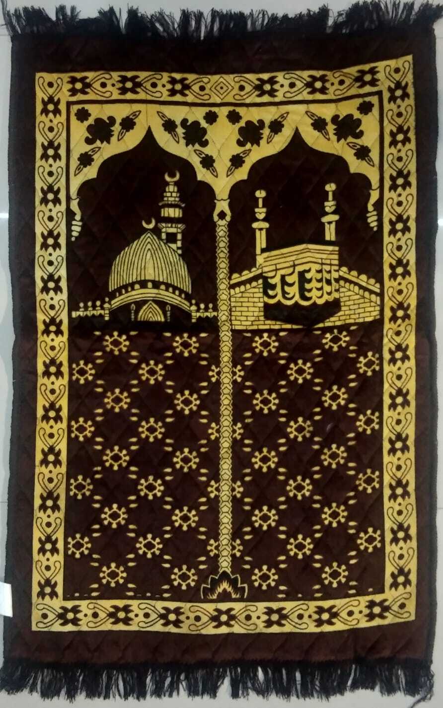 Mix Colour Janamaz Mat - 100% Cotton Various Sizes Available Multicolor Design Washable For Easy Care | Perfect For Home Use