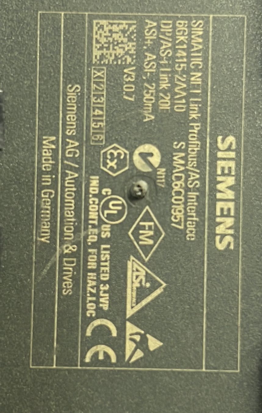 Siemens Interface Module 6gk1415-2aa10