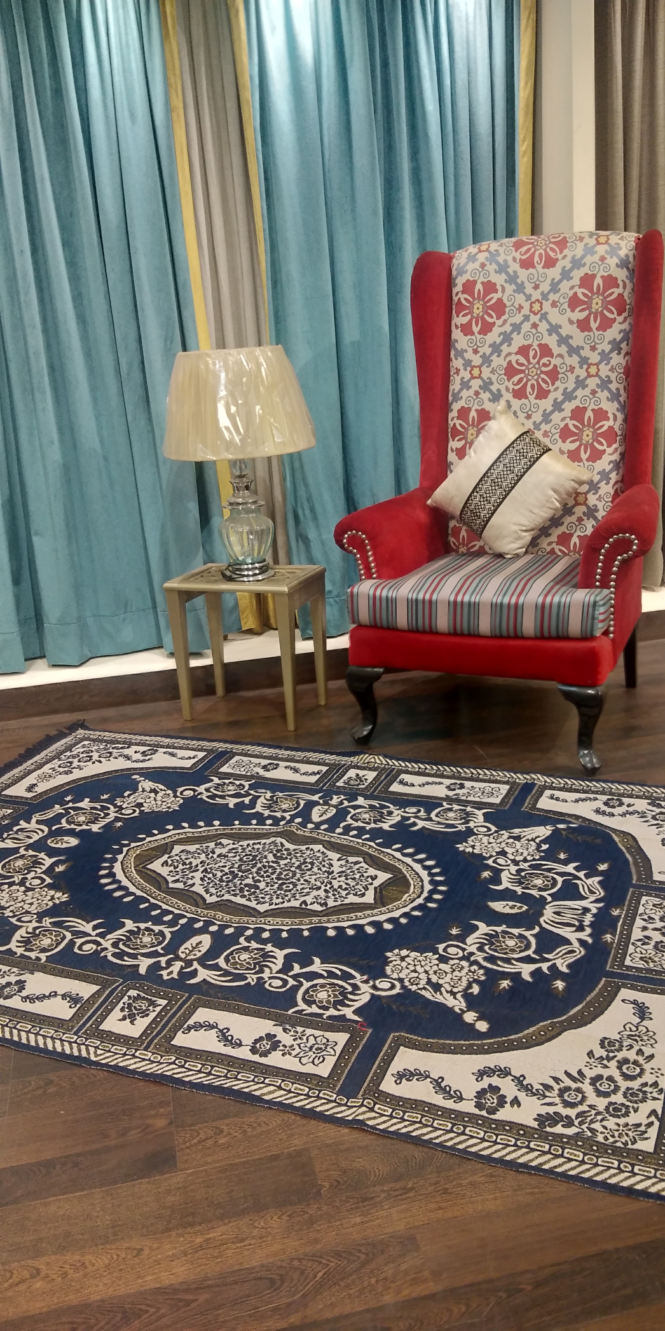 Printed Galicha Carpet Easy To Clean