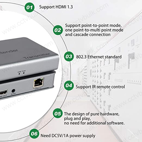 Hdmi Kvm Extender 200m With Usb