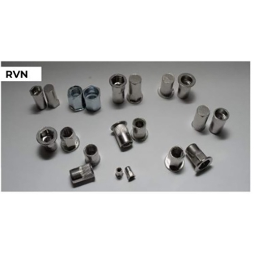 Rivet Nuts - Stainless Steel, Zinc-Plated, Silver | Automotive Grade, Durable, Corrosion-Resistant Fastening Solution, Easy Installation