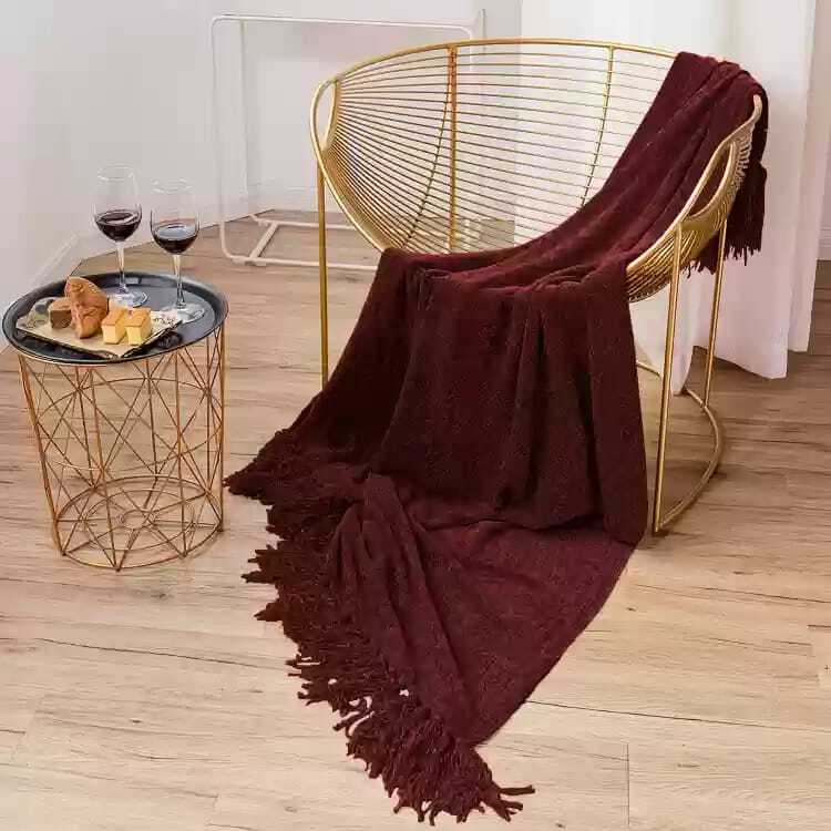 Washable Chenille Throw