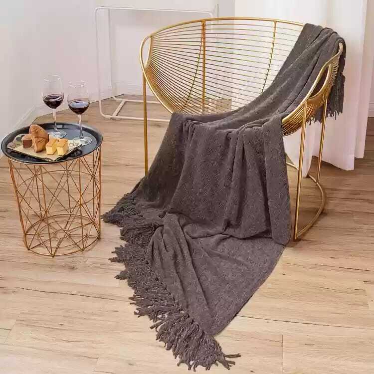 Washable Chenille Throw