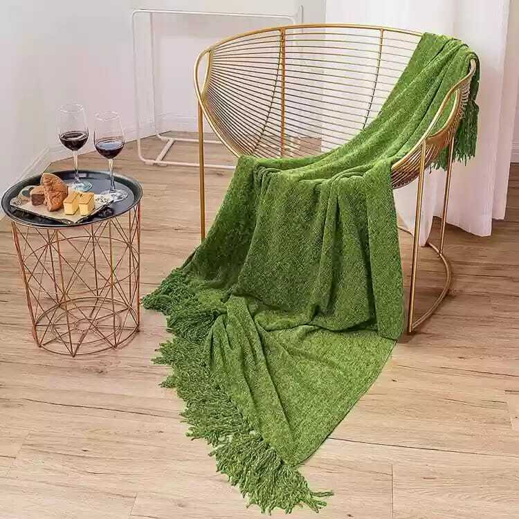 Washable Chenille Throw