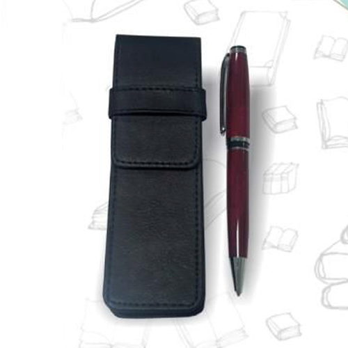 मैरून ट्यूरिन पेन गिफ्ट सेट