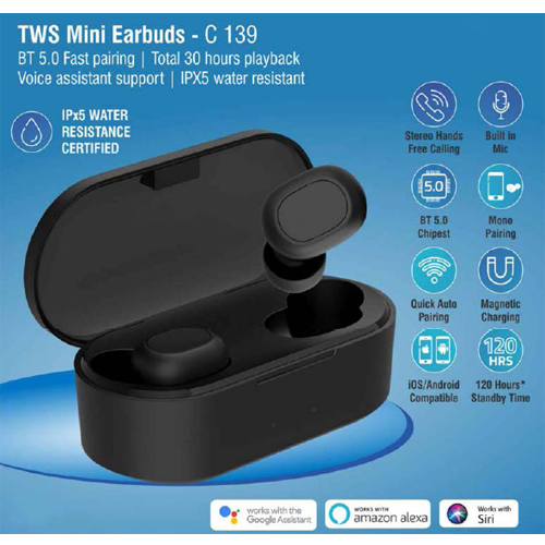 Tws मिनी ईयरबड्स आवेदन: औद्योगिक