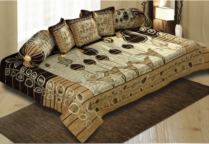 Brown Keara Diwan Set