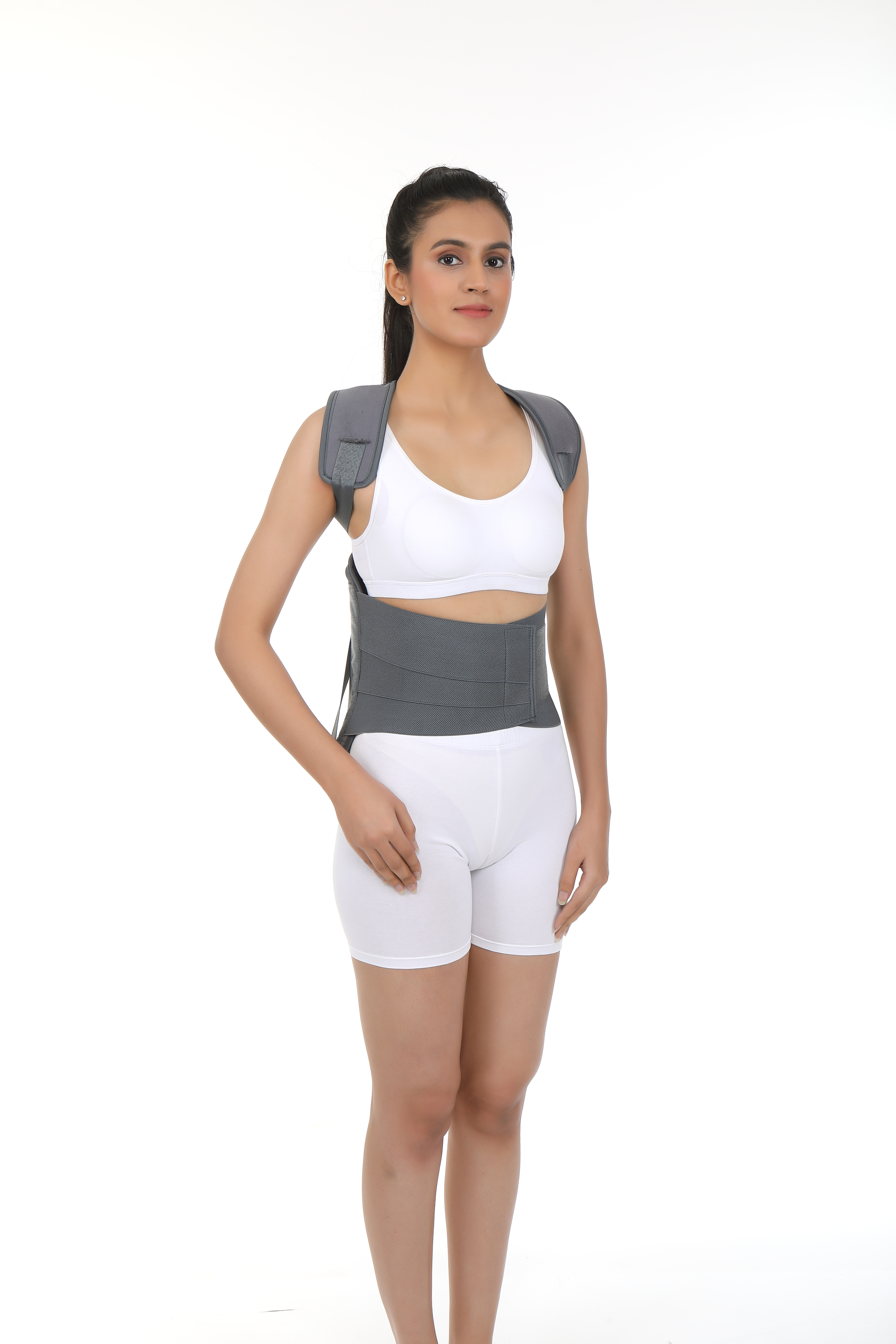Taylor Brace - Polyester, Sizes S-xxxl, Grey | Comfortable, Adjustable Back Support With Free Shoulder Movement
