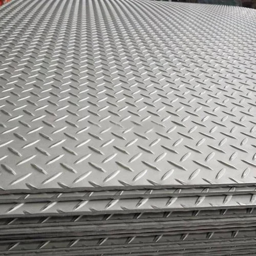Mild Steel Chequered Plate - Stainless Steel, Polished Finish | Customized Shape, First Class Grade, Excellent Slip Resistance, Heavy-duty Strength
