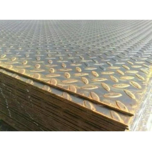 Mild Steel Chequered Plate - Stainless Steel, Polished Finish | Customized Shape, First Class Grade, Excellent Slip Resistance, Heavy-duty Strength