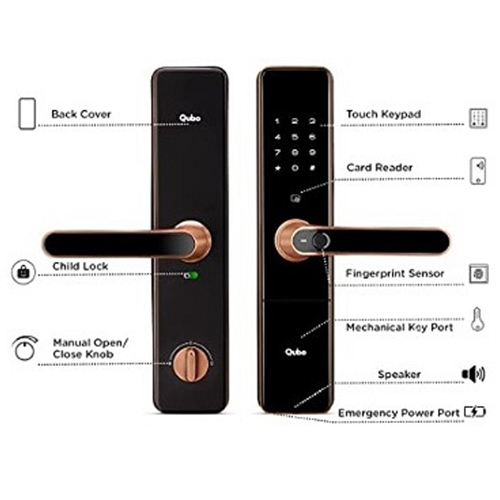 Nickel Plating Smart Door Lock