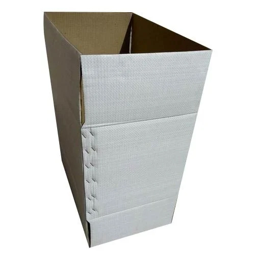 Laminated Corrugated Packaging Box - Paper Material, Custom Size & Shape, White Color | Moisture Resistant, Strong Flaps, High Holding Capacity