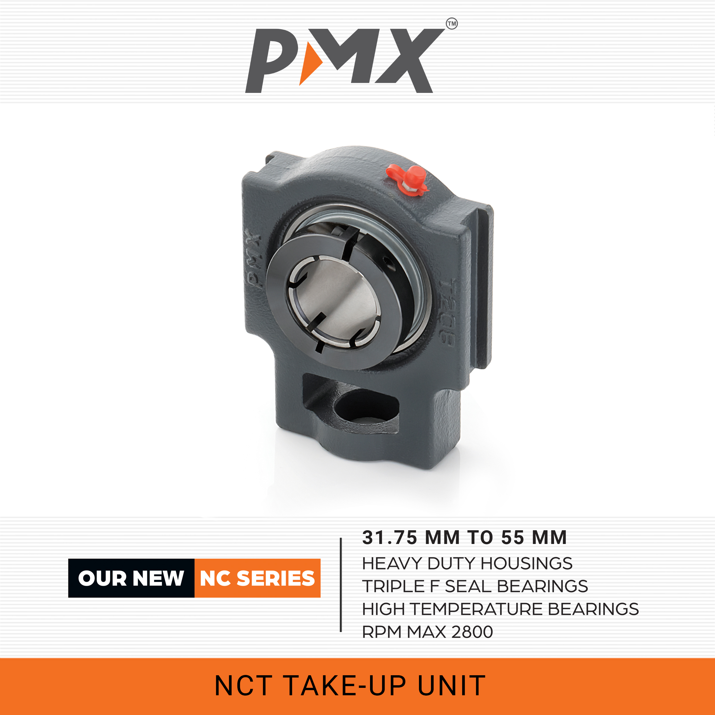 Nct Pillow Block Bearing Bore Size: 31.75mm To 55mm