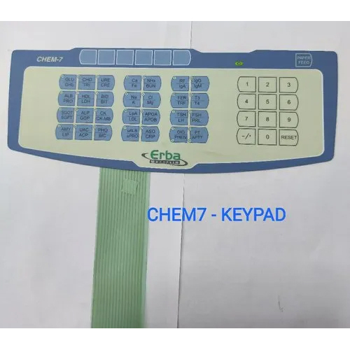 Erba Chem 7 Biochemistry Analyzer Keypad Application: Industrial